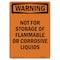 Signmission OSHA Warning Sign, 24" Height, Aluminum, Not For Storage Of Flammable Or, Portrait OS-WS-A-1824-V-13380 - alternate 1